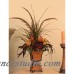 World Menagerie Pheasant Feather Floral Design with Natural Accents WDMG1803
